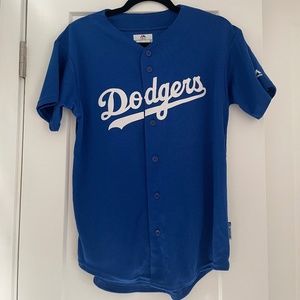 Youth Dodgers Baseball Jersey Size L